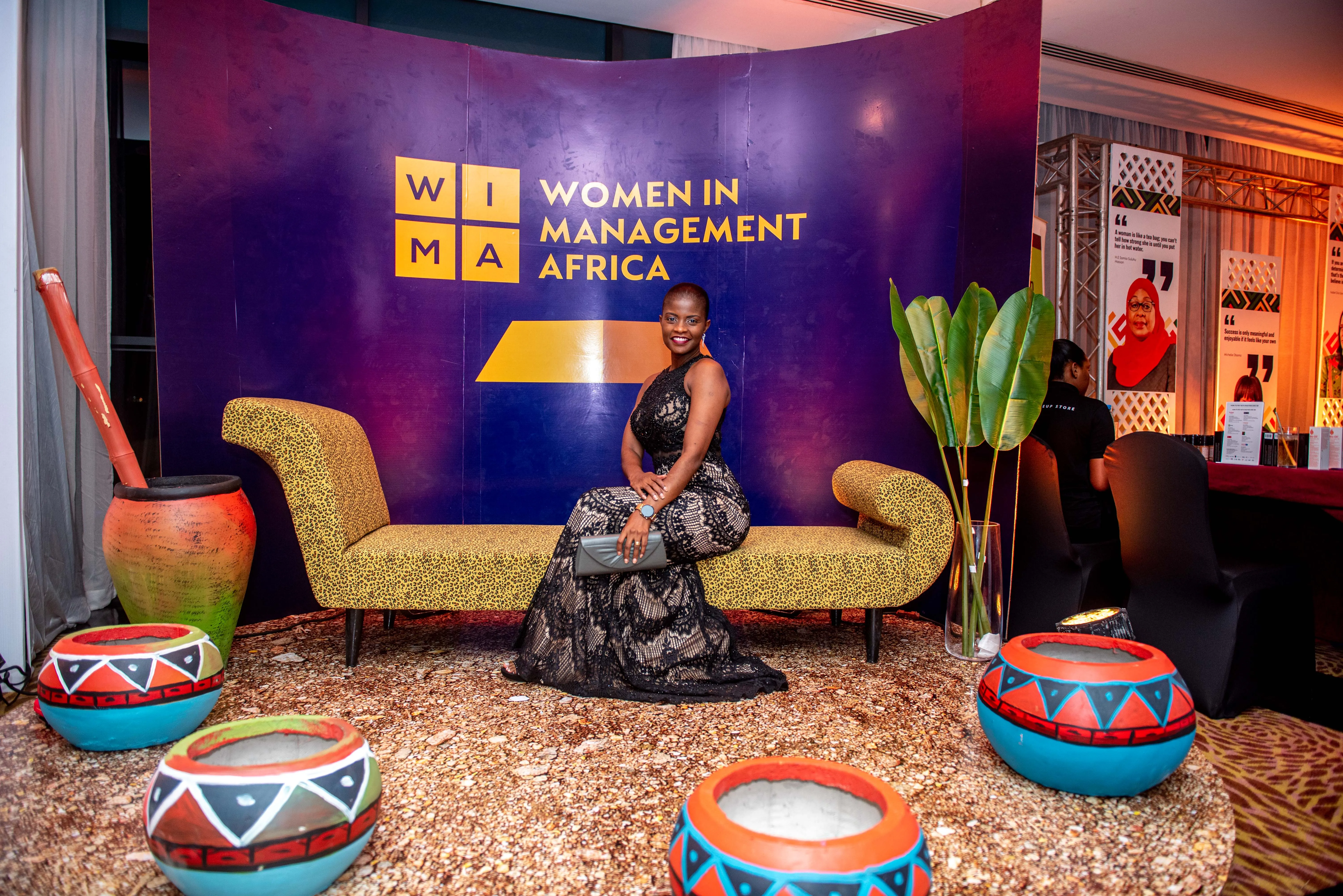 Jónia Presado at Women in Management Africa (WIMA) Award 2022
