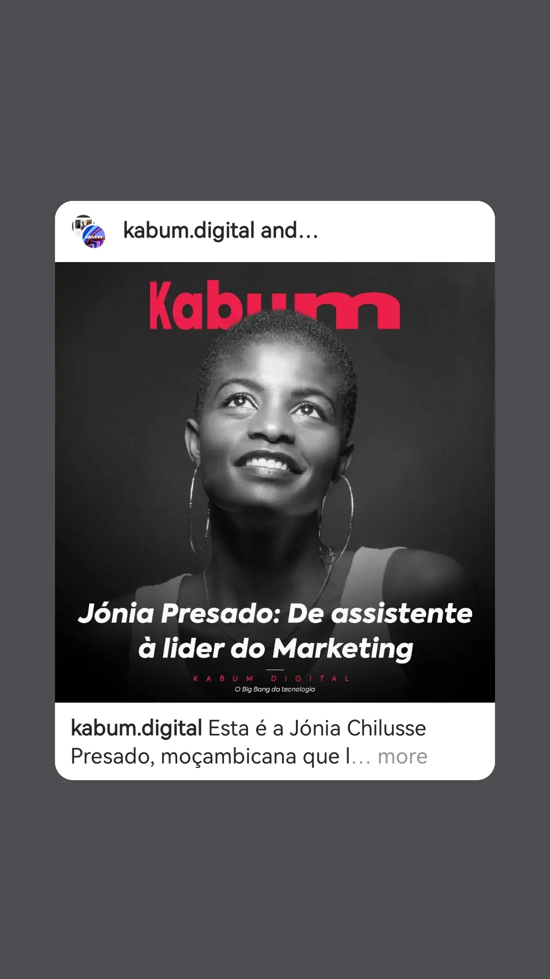 Kabum Digital — Jónia Presado: De assistente à líder do Marketing